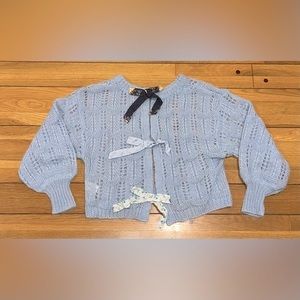 Brand: LoveShackFancy | Color: Light Blue with Glittery Accents | Size: S